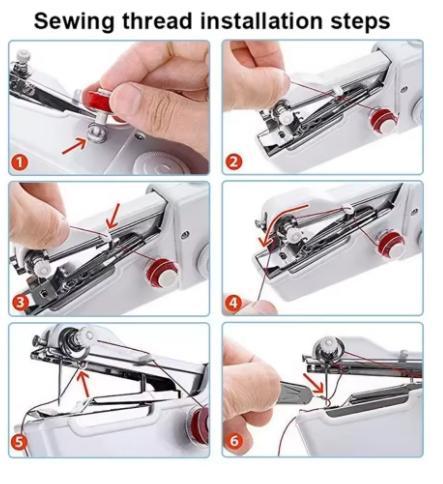 Household sewing machine, portablehousehold sewing machine, with fast sewingspeed and simple operation, suitable forbeginners to use Summervibes