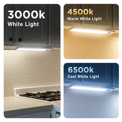 Under Cabinet Lights,MotionSensor Night Light Indoor,1500mAh USBRechargeable Light,Magnetic InstallationDimmable Lights for Kitchen,Wardrobe,Pantry,Closet,Bathroom,Stairs,SinkCabinet,Garage,#Deals for You Days
