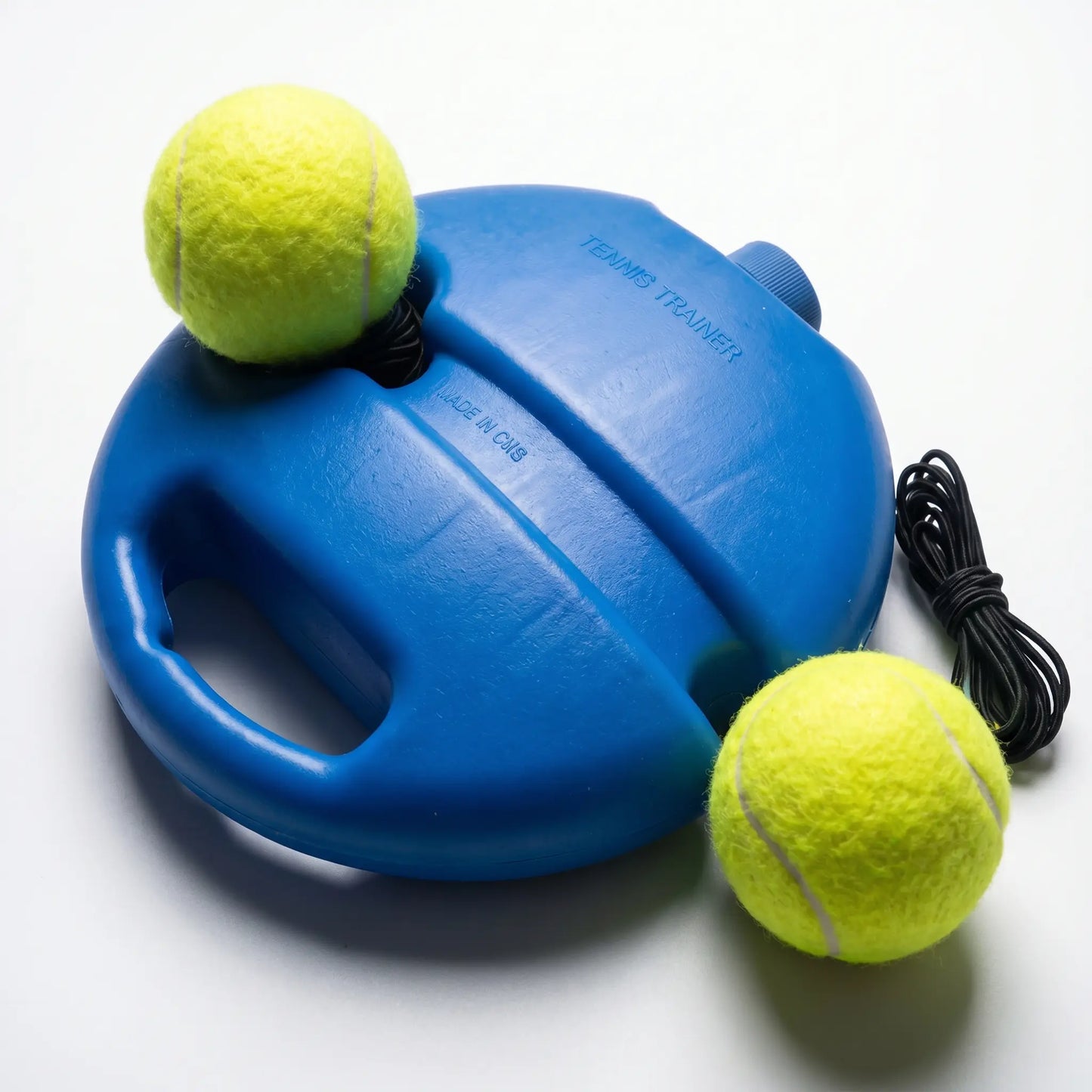 Solo Tennis Trainer Rebound Set with Racket &2 Balls - Portable Self-Practice Equipment