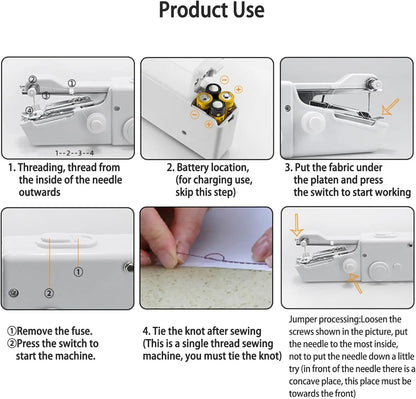 Household sewing machine, portablehousehold sewing machine, with fast sewingspeed and simple operation, suitable forbeginners to use Summervibes